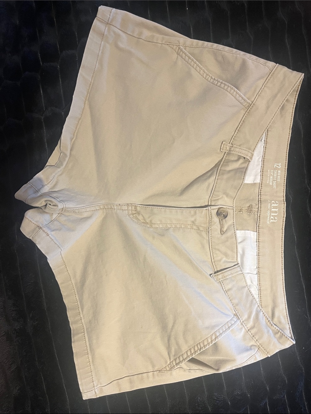 Anna High-Waist Tan Women's Shorts